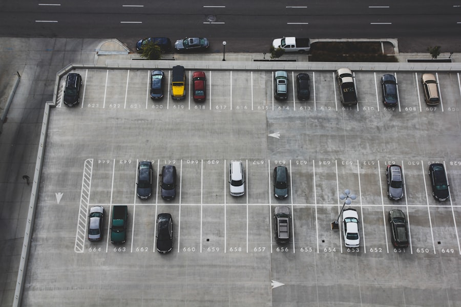 Vehicle transport lot